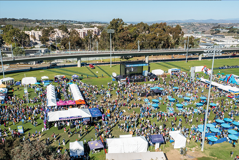 Over 8,500 people attended the Mid-Coast Trolley Grand Opening Celebration on November 21, 2021